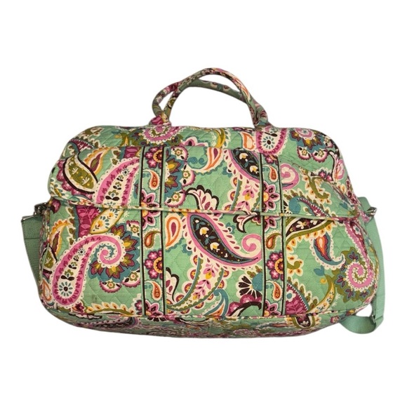 Vera Bradley Tutti Frutti Paisley Weekend Duffle Bag w/Shoulder Strap - Picture 11 of 16
